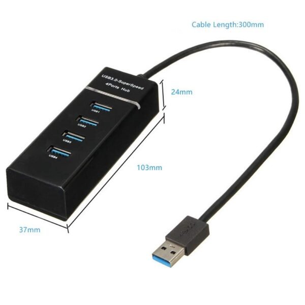 Hub USB 3.0 con 4 puertos - Image 2